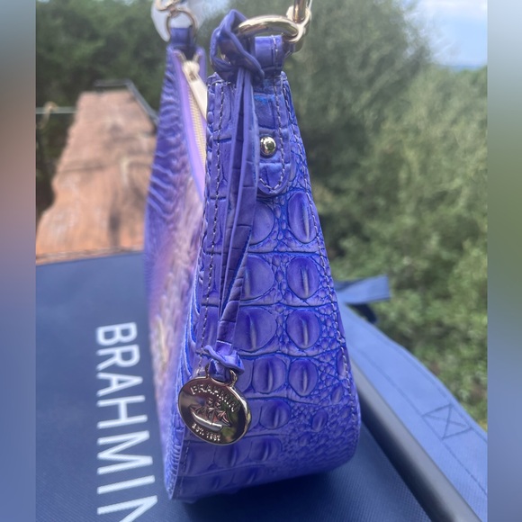 NWT Brahmin Small Bekka Bag in VERY PERI Shoulder bag - Picture 6 of 15